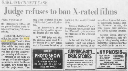 Northcrest Cinema - March 1980 Court Case (newer photo)